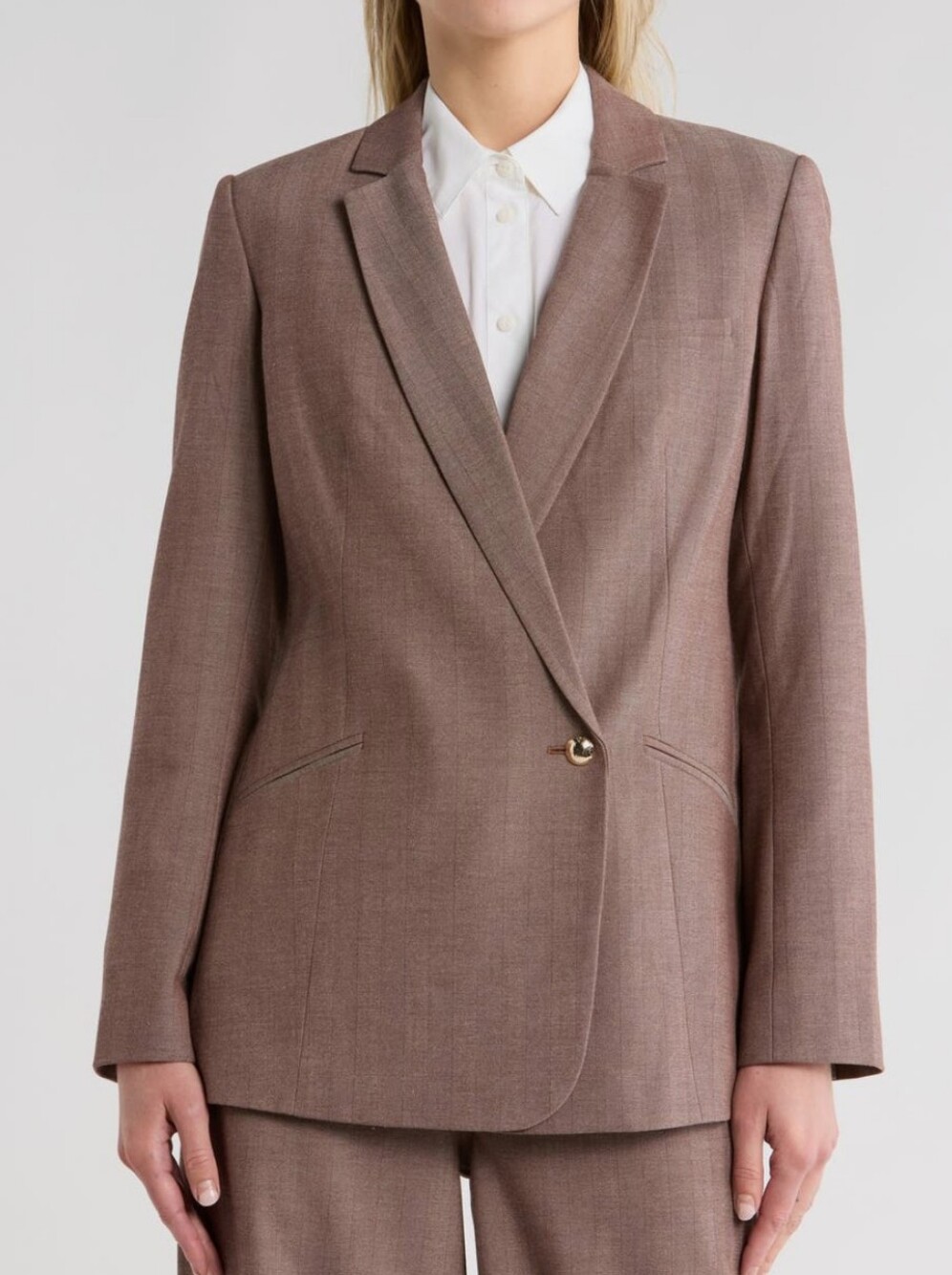 Rag & Bone Jade Oversize Brown Espresso Notch Lapel Blazer Msrp $598